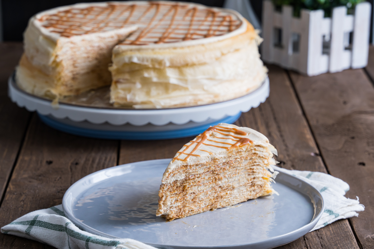 Delicious Salted Caramel Twist on Kentucky Butter Cake