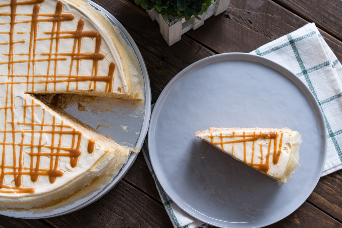 Rich Salted Caramel Flavored Kentucky Butter Cake